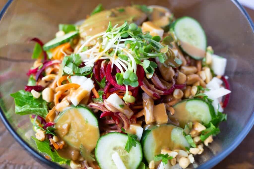 Raw Pad Thai with Vegan Pad Thai Sauce