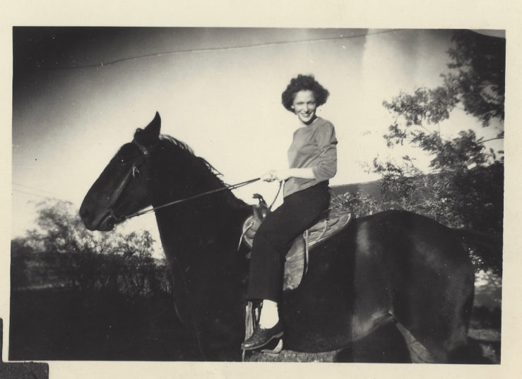 My grandmother on the farm!