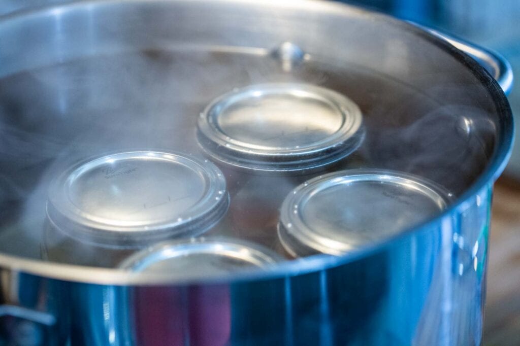 Green Tomato Jam Processing