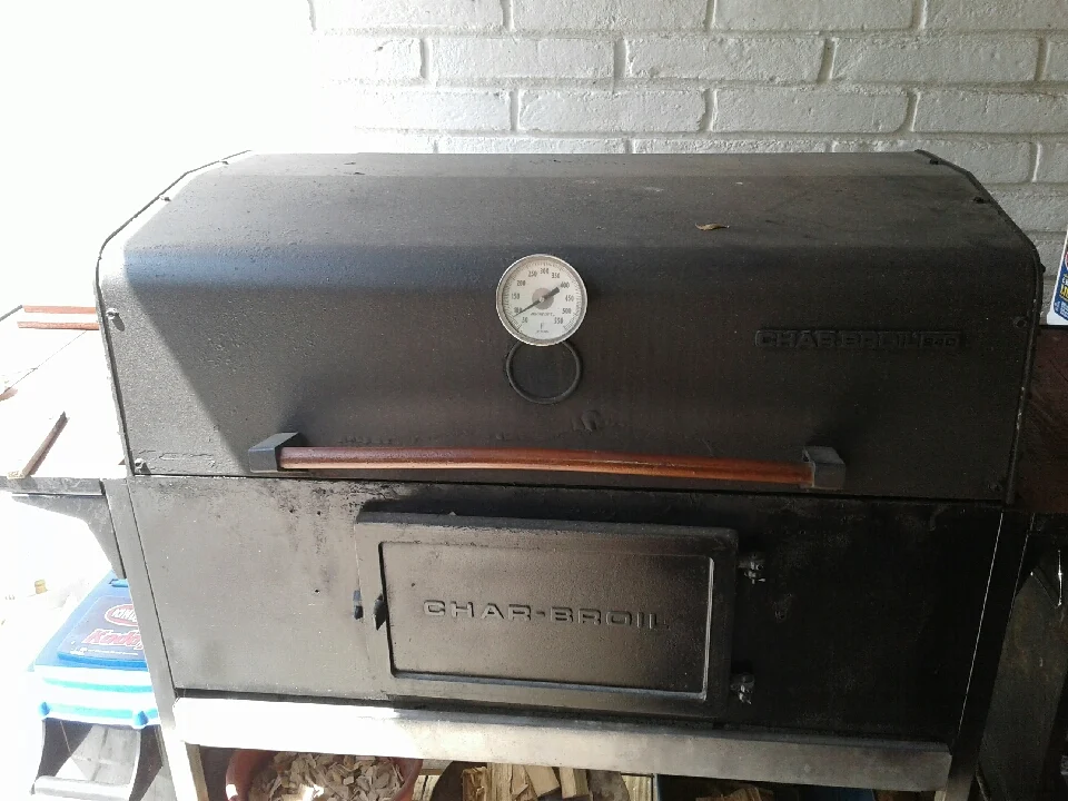 Long Barbecue Smoker