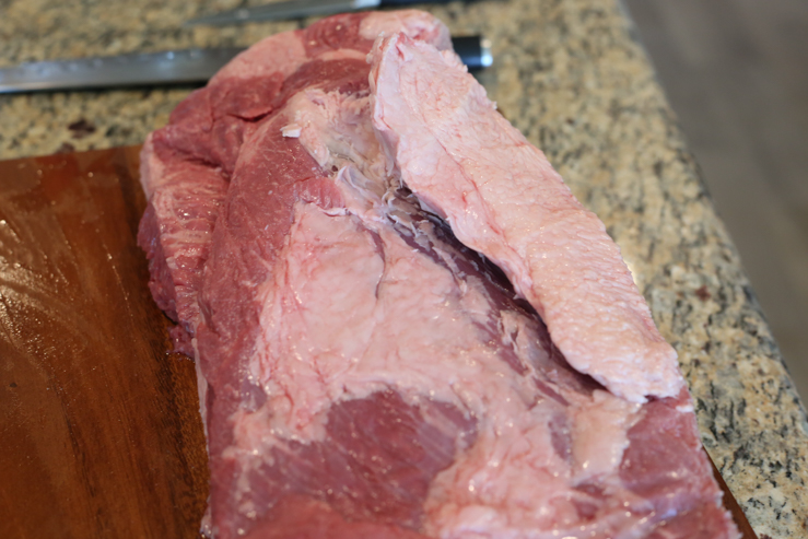 Trimming the Brisket - Second cut