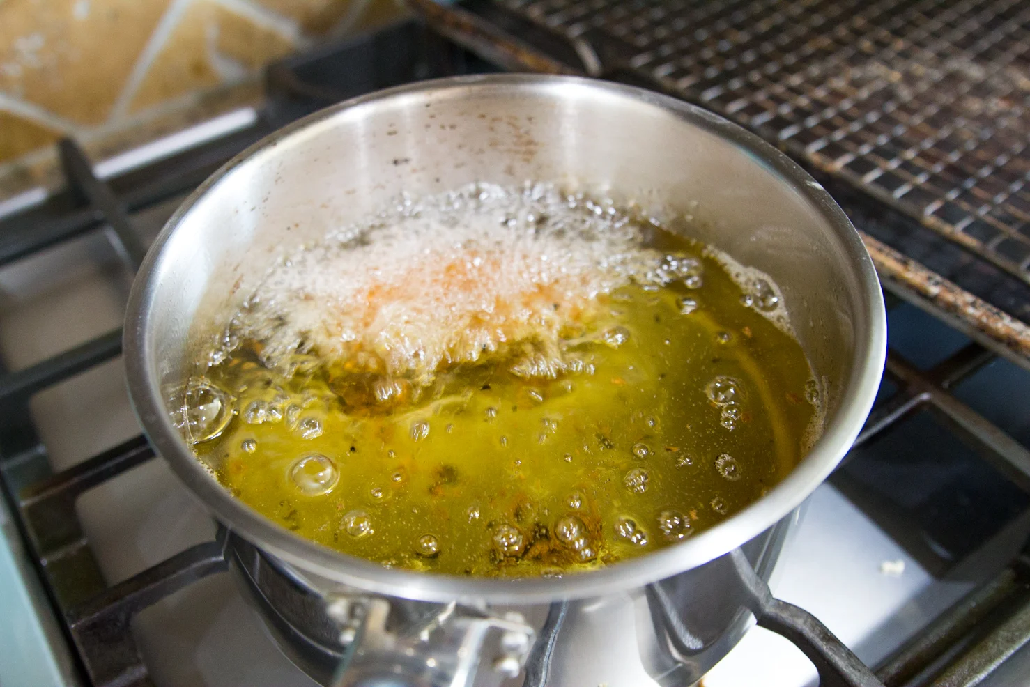 Frying the shark eggs recipe 