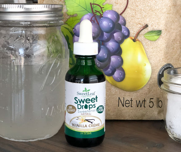 Sweet Drops added to the Keto Simple Syrup boost the sweetness