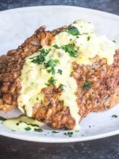 Veal-scaloppine-with-jalapeno-mustard-cream