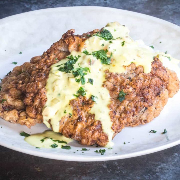 Veal Scaloppine with Jalapeno Mustard Cream - Urban Cowgirl