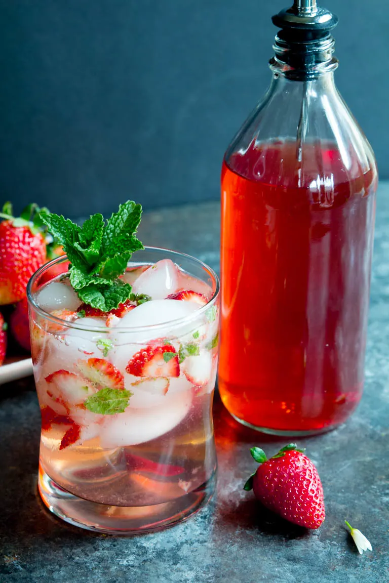 Homemade Strawberry Vodka