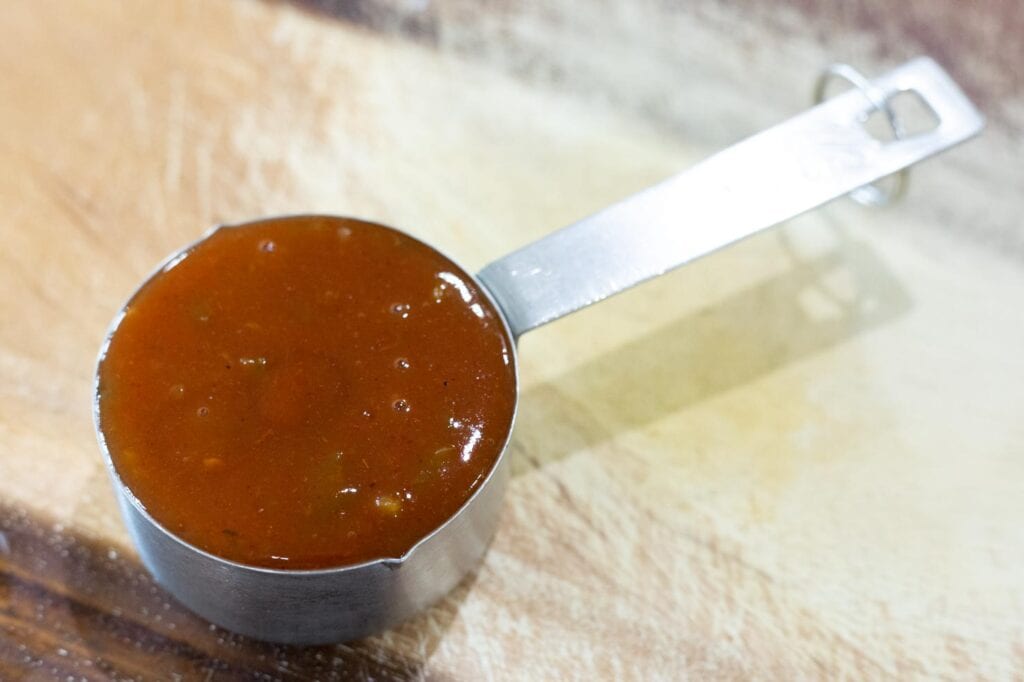 Taco Sauce for the refried beans recipe 