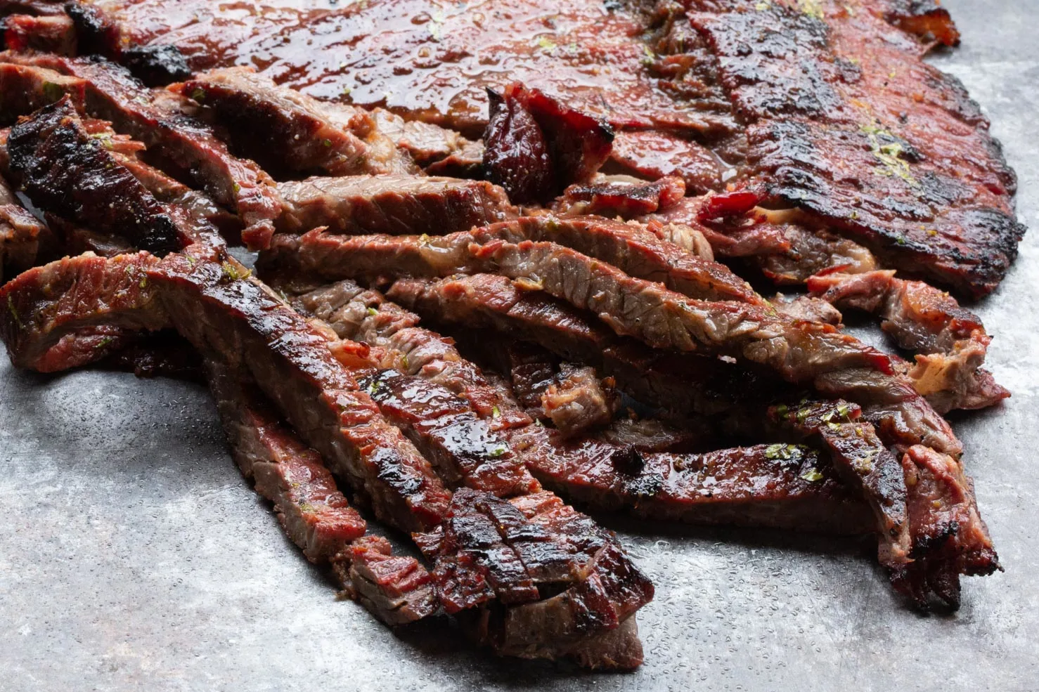 Steak Fajita Meat Grilled To Perfection