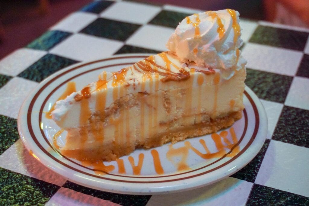 Bananas Fosters Cheesecake from Acme Oyster house 