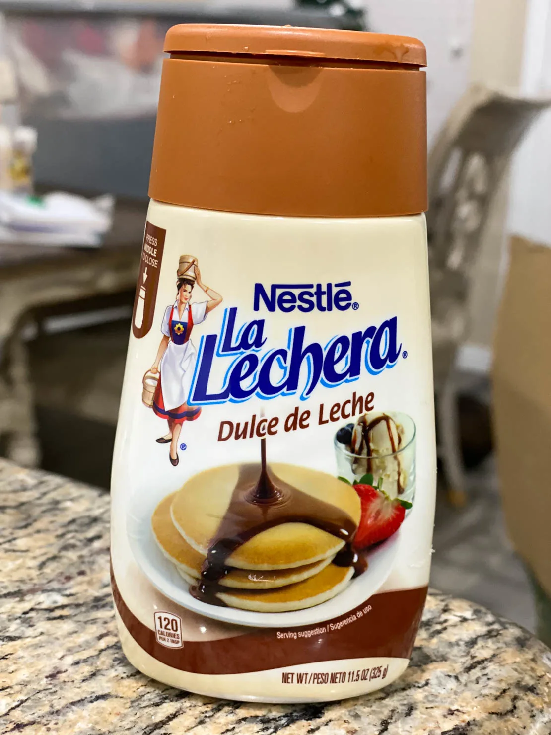 A bottle of La Lechera, Dulce de Leche