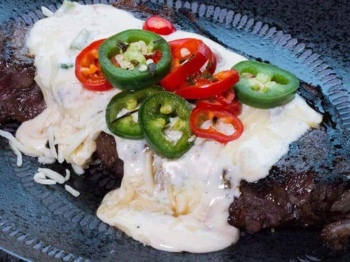 Mexican Steaks with Queso Blanco