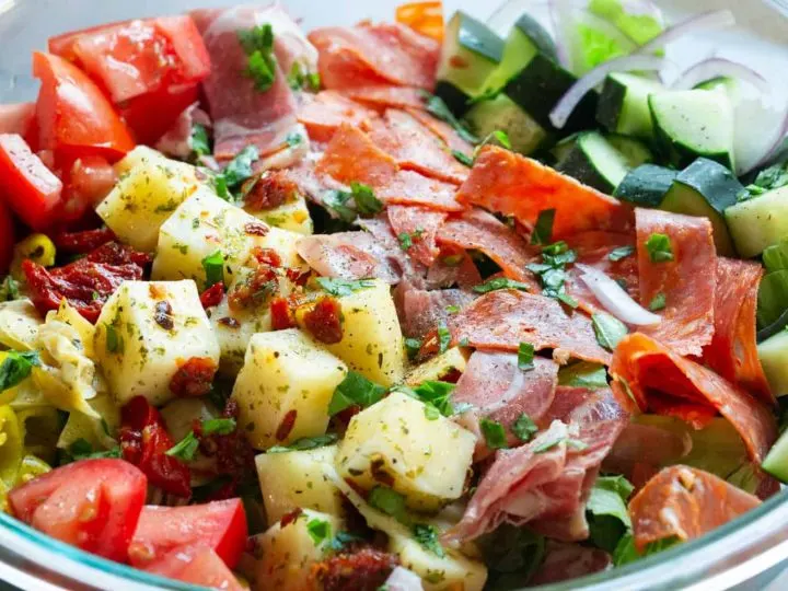 Antipasto Salad with Marinated Mozzarella Recipe