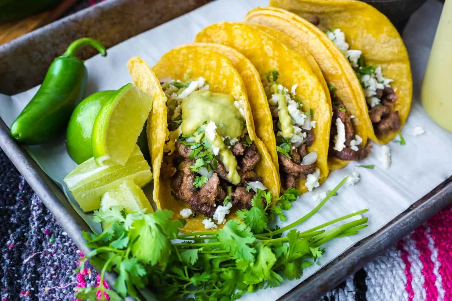 Taqueria Style Tacos - Carne Asada Recipe