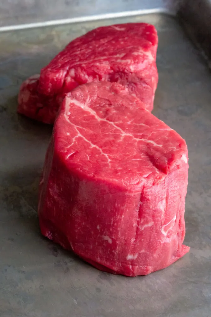 whole filet mignon steaks