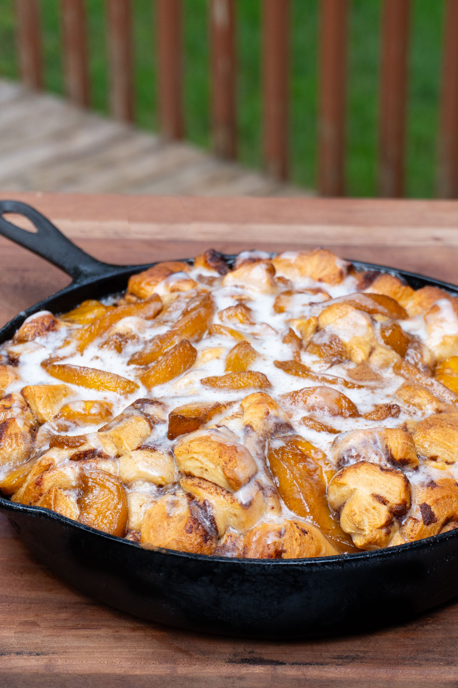 the iced cinnamon bake ready to eat